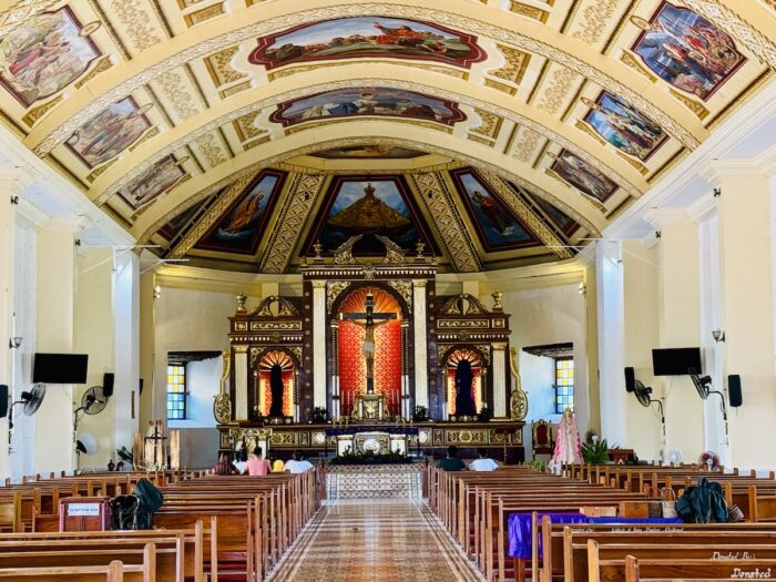 Main altar of St. Joseph Parish Church in Barcelona Sorsogin