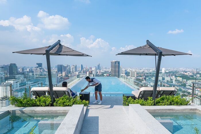137 Pillars Suites & Residences Bangkok Rooftop Infinity Pool photo via FB Page
