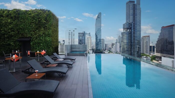 Amara Bangkok Hotel Pool photo via FB Page