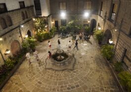 Casa Manila at night