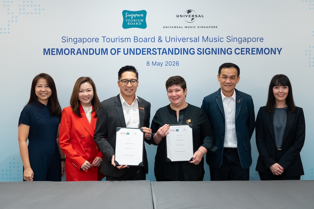 Singapore Tourism Board and Universal Music Singapore Forge Global Multi-Year Partnership to Boost Tourism