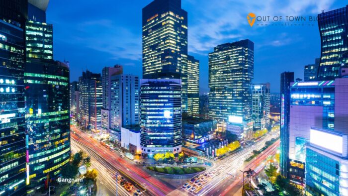 Seoul Skyline at the Gangnam District