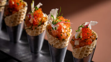 Smoked Salmon in Mini Cone
