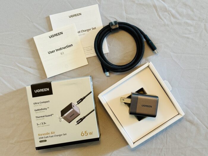 UGREEN Nexode Air USB-C Charger (65W, GaN, Foldable Plug)