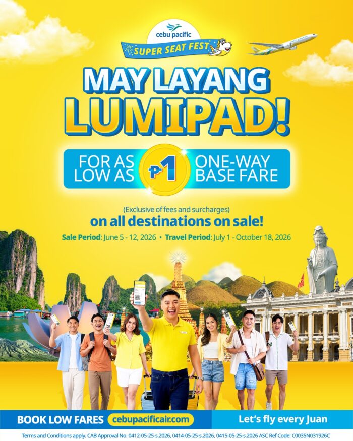 Piso Sale Alert: Cebu Pacific Celebrates Philippine Independence Day with Piso Sale