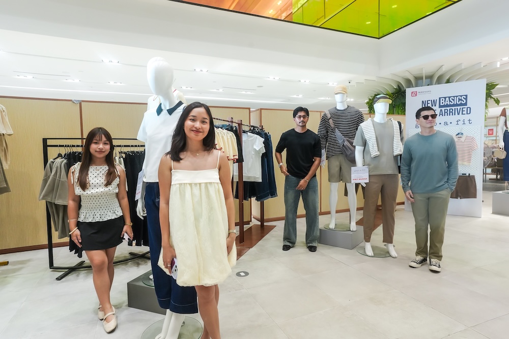 Grab a Fit curated outfits by fashion and lifestyle creators (L-R) Alexa Viray, Anne Lopez, Ian Vivas, and Pat Sugui.