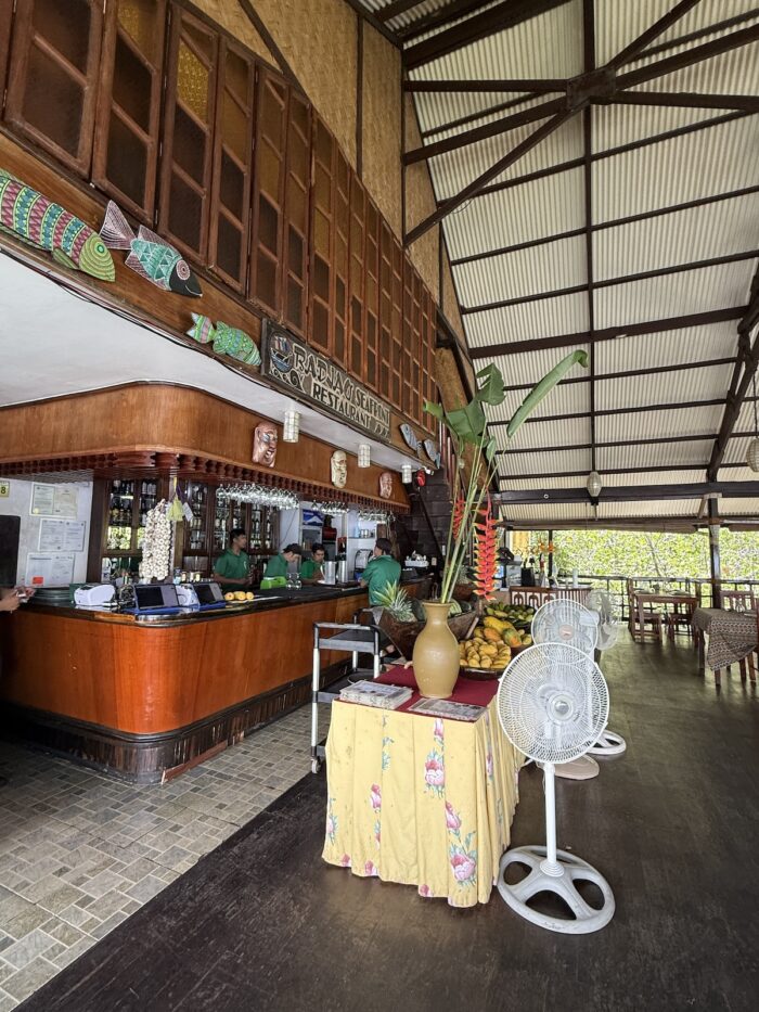 Inside Badjao Seafront Restaurant