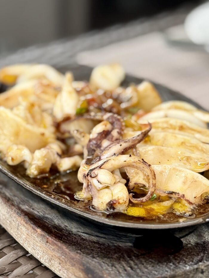 Sizzling Squid at Badjao Seafront