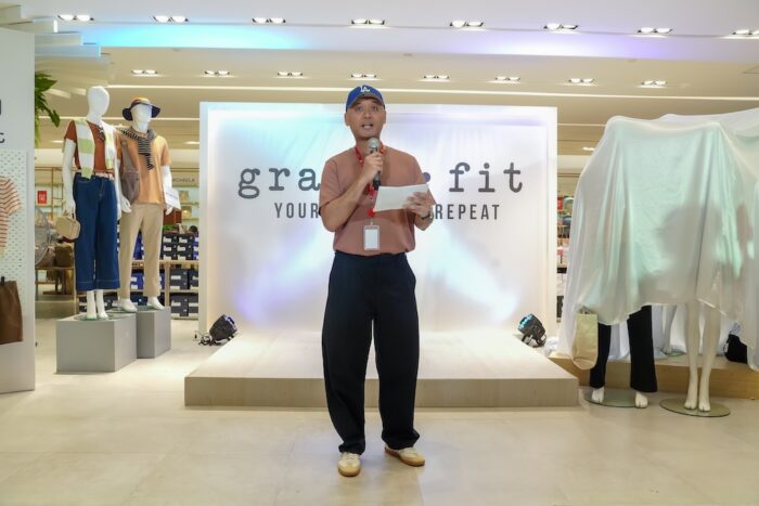 Welcome remarks led by Robinsons Department Store AVP Men’s Fashion - Ed Dizon