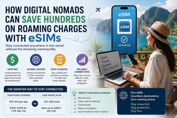 How Digital Nomads Can Save Hundreds on Roaming Charges with eSIMs