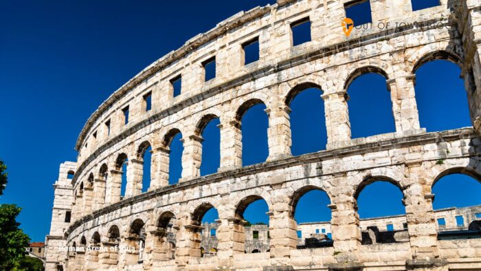Roman Arena in Pula, Croatia