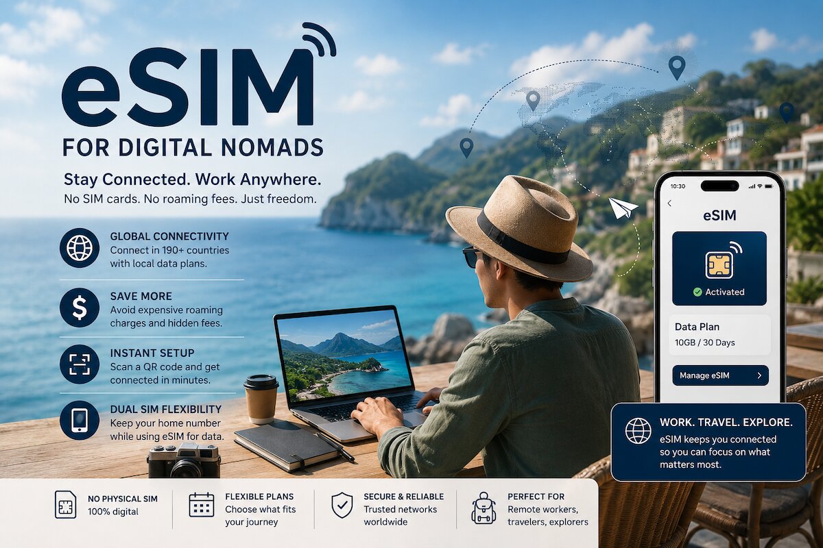 How Digital Nomads Can Save Hundreds on Roaming Charges with eSIMs