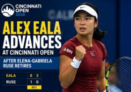 Alex Eala Advances at Cincinnati Open After Elena-Gabriela Ruse Retires