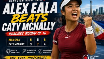 Alex Eala Beats Caty McNally