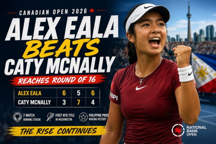 Alex Eala Beats Caty McNally