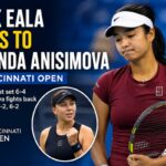 Alex Eala Falls to Amanda Anisimova in Cincinnati Open