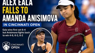 Alex Eala Falls to Amanda Anisimova in Cincinnati Open