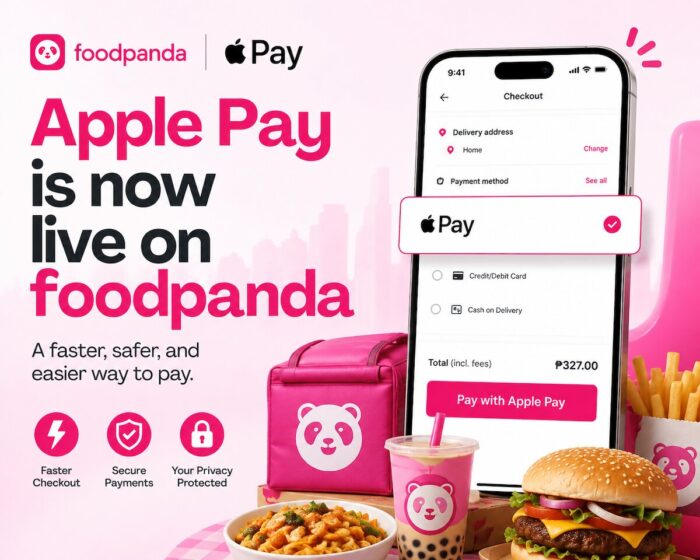 Apple Pay is now live on foodpanda