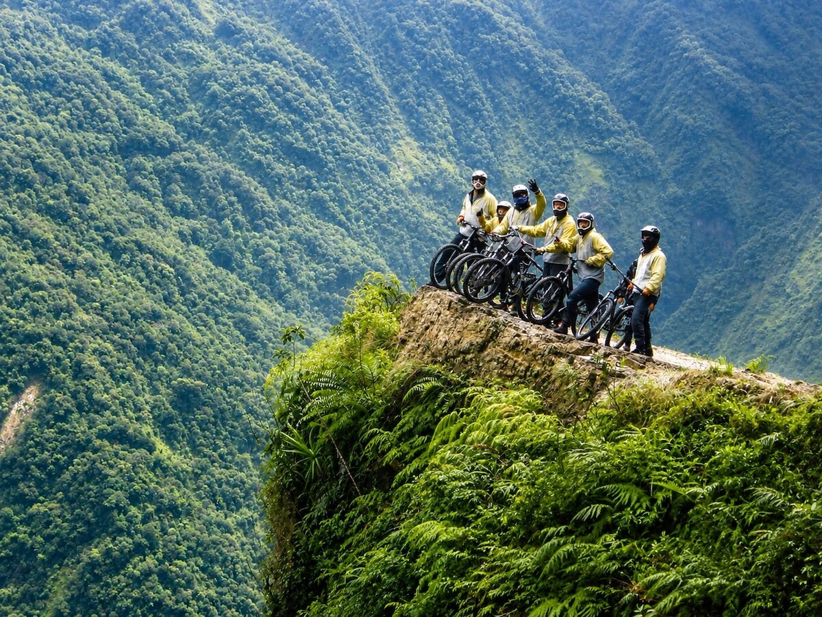 Biking Death Road in Bolivia