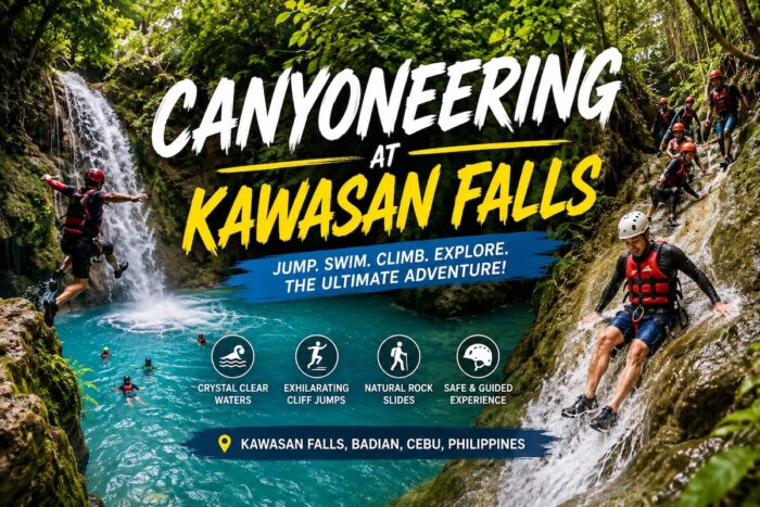Canyoneering at Kawasan Falls