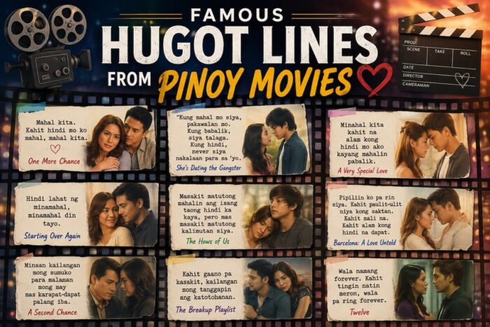 Famous Hugot Lines from Pinoy Movies