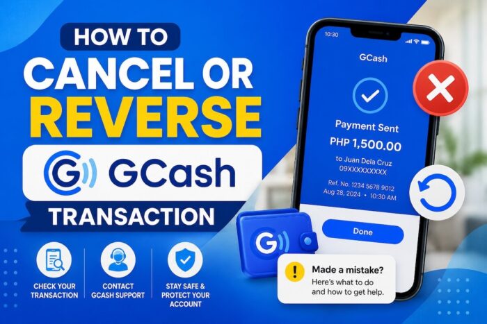 How to Cancel or Reverse a GCash Transaction
