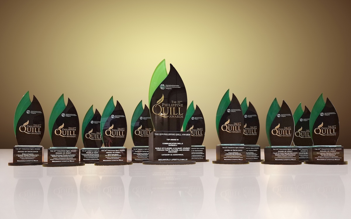 Megaworld Lifestyle Malls Wins 12 Philippine Quill Awards for Food, Culture, Sustainability, and Innovation