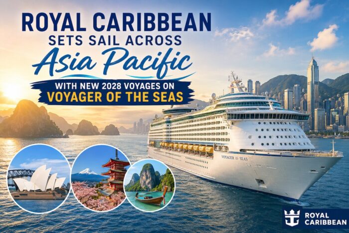 Royal Caribbean Sets Sail Across Asia Pacific With New 2028 Voyages on Voyager of the Seas