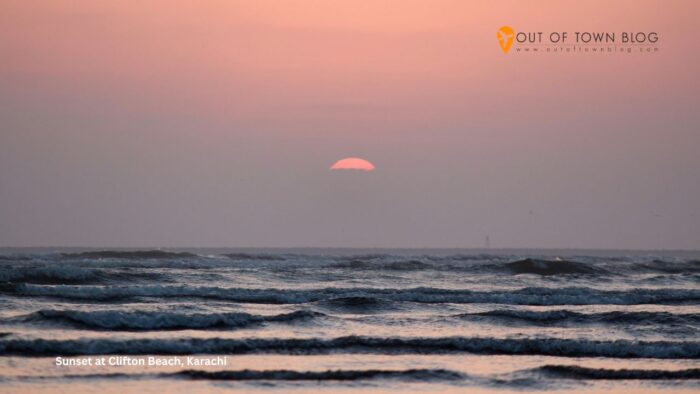 Sunset at Clifton Beach, Karachi, Pakistan