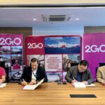 (Left to right) 2GO Forwarding Business Unit Head Faye Alonzo, SM Hotels and Conventions Corporation SVP Walid Wafik, Central Business Park President Erickberth Calupe, and SM Prime Holdings Senior Vice President and Estate Management and Development Head Jessel Kabigting