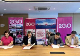 (Left to right) 2GO Forwarding Business Unit Head Faye Alonzo, SM Hotels and Conventions Corporation SVP Walid Wafik, Central Business Park President Erickberth Calupe, and SM Prime Holdings Senior Vice President and Estate Management and Development Head Jessel Kabigting
