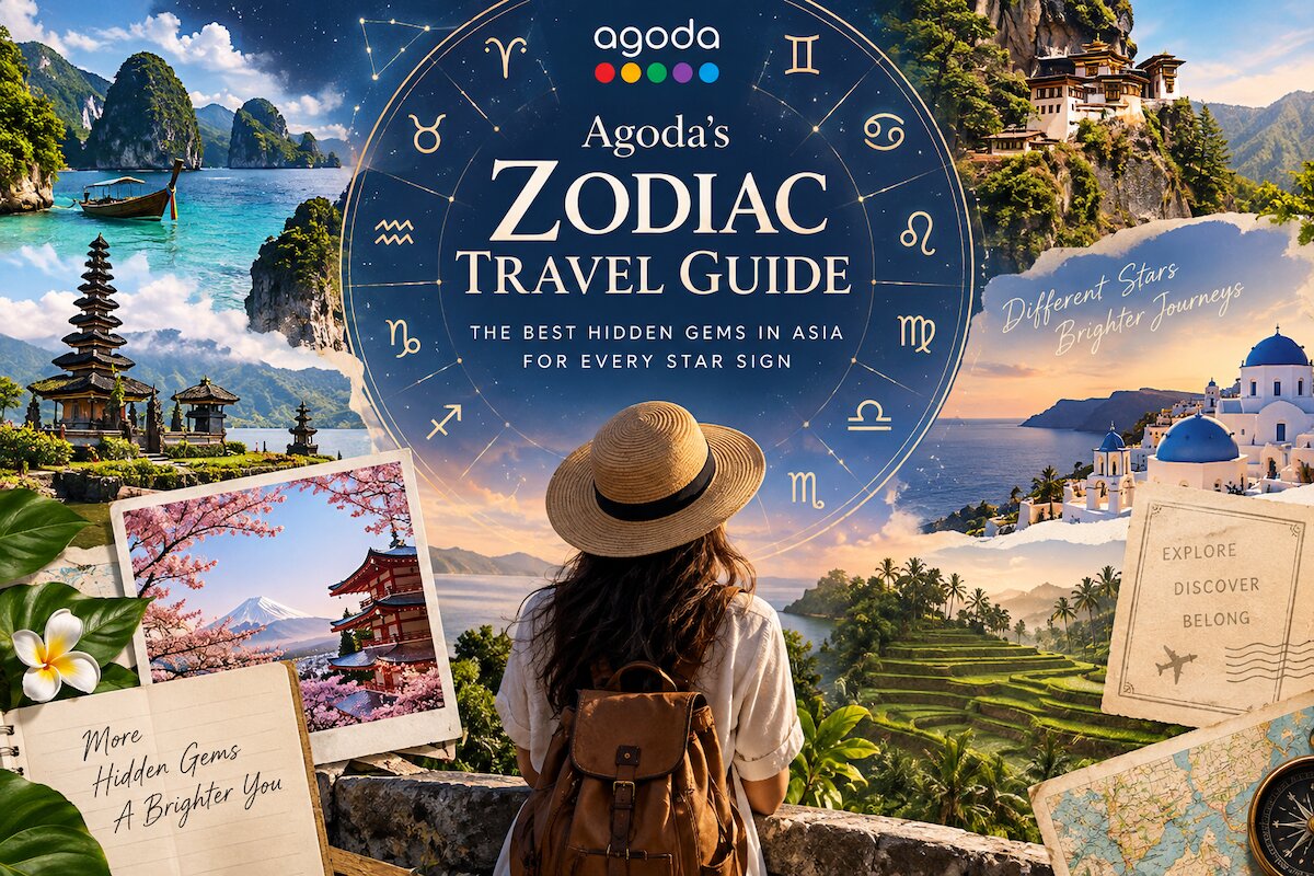 Agoda’s Zodiac Travel Guide: The Best Hidden Gems in Asia for Every Star Sign