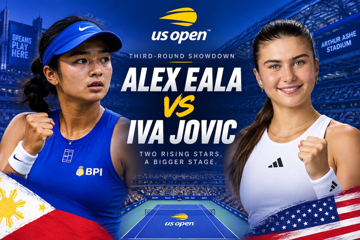 Alex Eala Faces Iva Jovic in US Open Third-Round Showdown