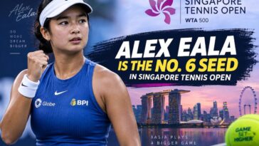Alex Eala Is the No. 6 Seed in Singapore Tennis Open
