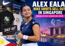 Alex Eala Nike Shirts Sell Out in Singapore Ahead of WTA Singapore Open