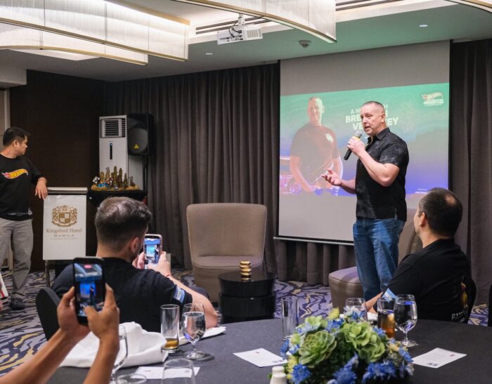 Brendon Vetuskey connects with the Philippine collecting community, sharing stories from his journey as a Hot Wheels designer.