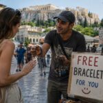 Free Bracelet Scam in Athens