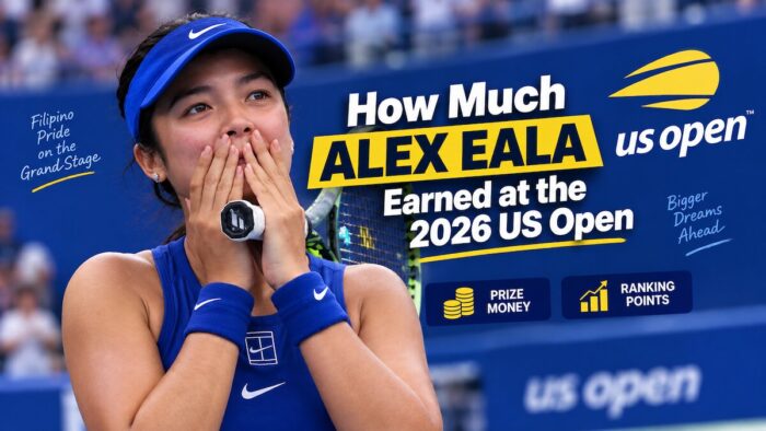 How Much Alex Eala Earned at the 2026 US Open