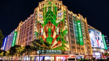 Light Show of No.1 Shopping Center