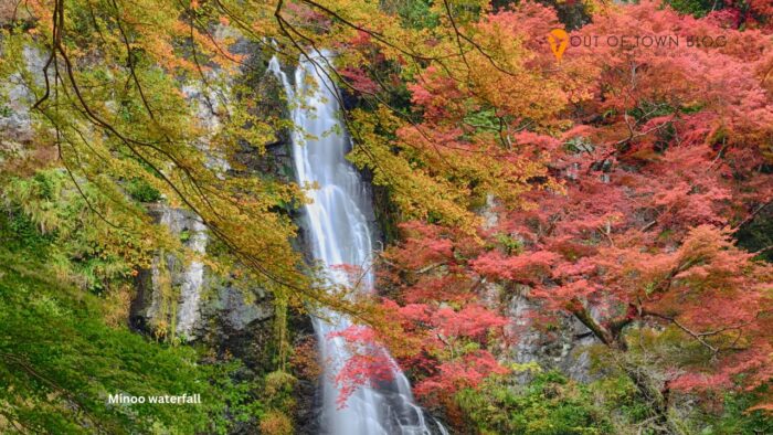 Minoo waterfall in Minoo Park, Osaka, Japan