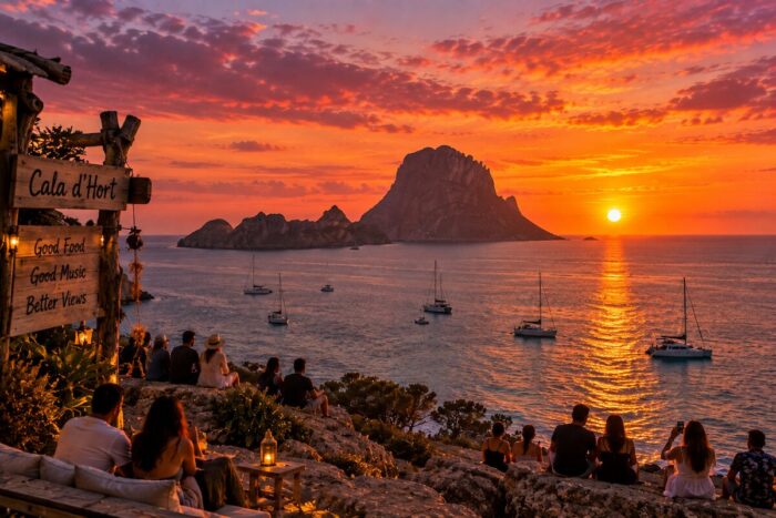 Sunset in Ibiza, Spain