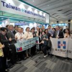 Delegates and industry representatives gather at the Taiwan Healthcare Pavilion at Taiwan Expo 2025 in the Philippines, showcasing Taiwan’s growing expertise and collaboration in healthcare innovation.