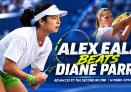 Alex Eala Beats Diane Parry, Advances to the Second Round of Ningbo Open 2026