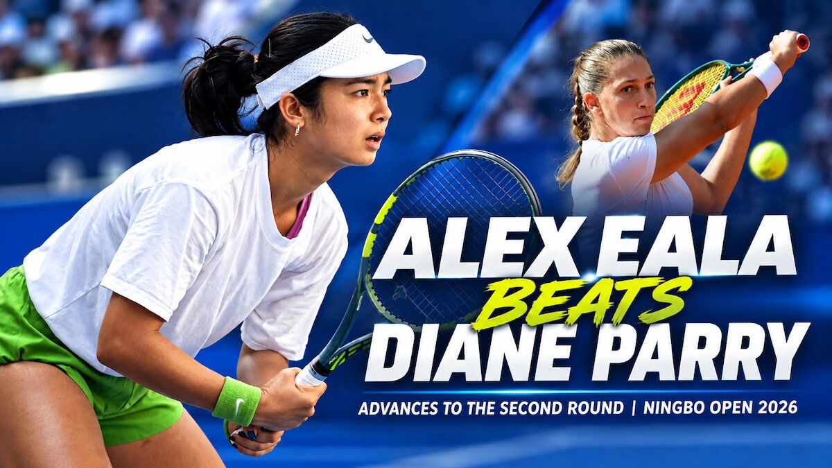 Alex Eala Bounces Back With Dominant Win Over Diane Parry at Ningbo Open 2026
