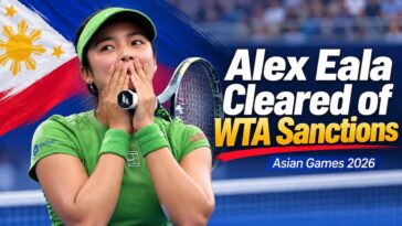 Alex Eala Cleared of WTA Sanctions
