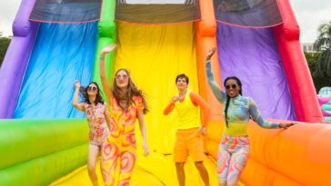 Boogie Bounce brings a burst of color and energy to Boracay Newcoast, giving guests a playful way to stay active between Hallowave activities.