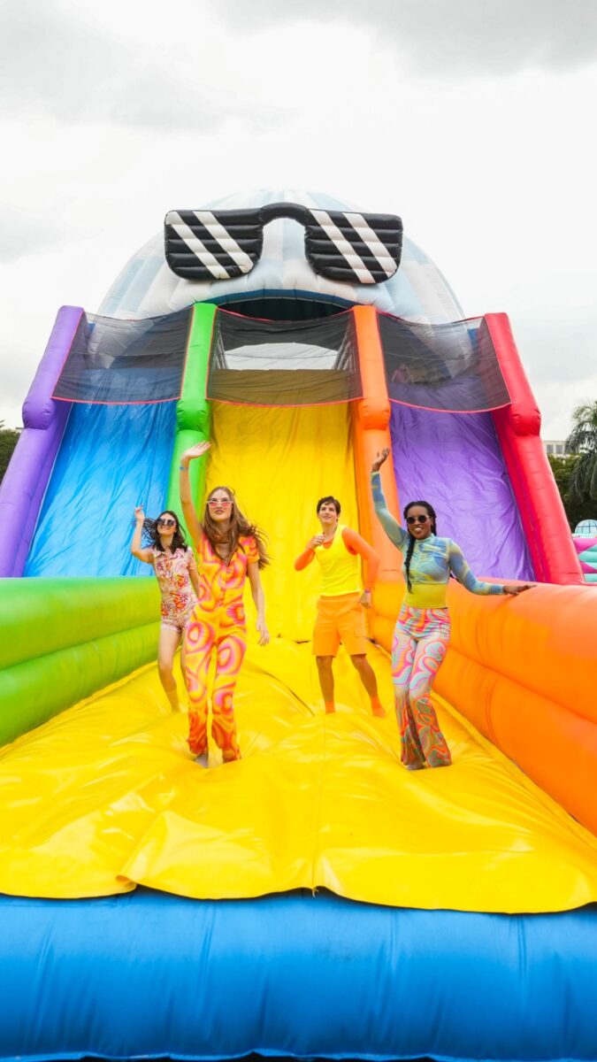 Boogie Bounce brings a burst of color and energy to Boracay Newcoast, giving guests a playful way to stay active between Hallowave activities.