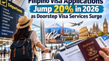 Visa applications by Filipinos rise by 20% in Jan to Aug 2026; doorstep visa service demand sees 58% growth