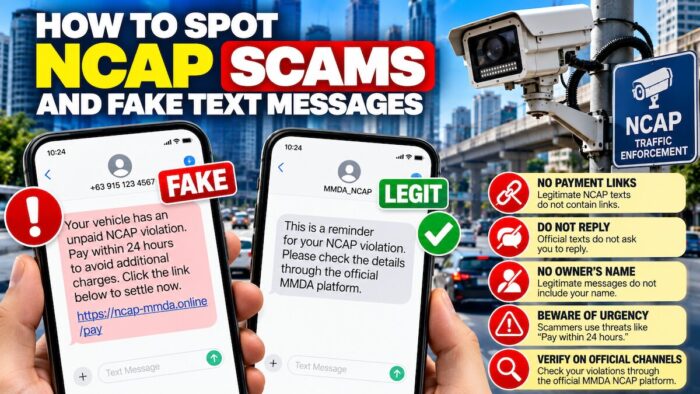 How to Spot NCAP Scams and Fake Text Messages