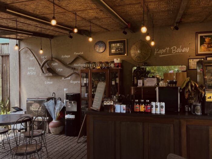 “Kape’t Bahay.” — a warm, heritage-inspired space where local flavors and Filipino tradition blend into every corner, inviting you to pause, breathe, and feel right at home. 